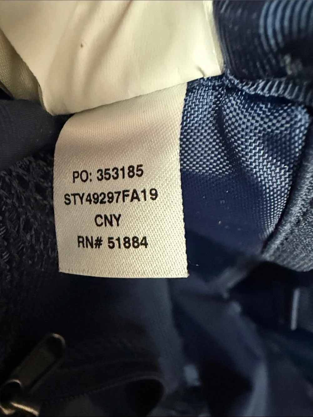Patagonia Black and Navy Backpack with Red Logo